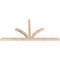 Ekena Millwork Richland Smooth Timber Gable Bracket, Douglas Fir, 96"W x 48"H x 3 1/2"D x 3 1/2"F, 12/12 Pitch GBW096X48X0404RIC00SDF - alternate 5